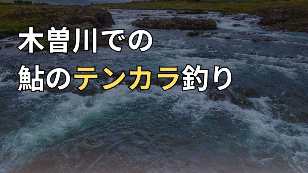 木曽川の鮎テンカラ釣りアイキャッチ
