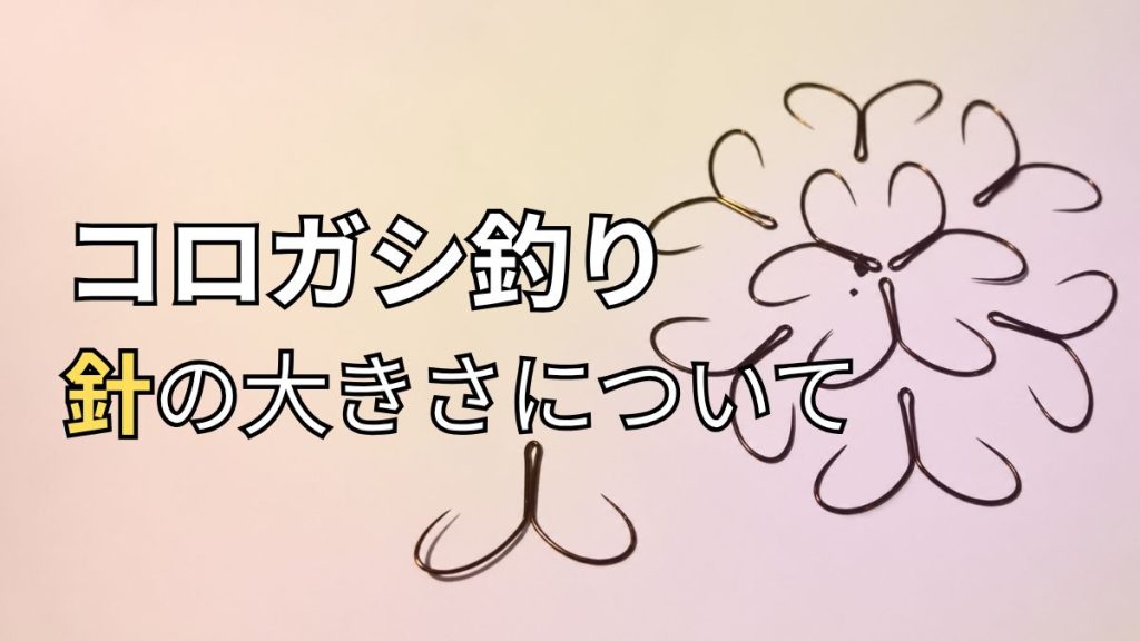 コロガシ釣りの針サイズのアイキャッチ
