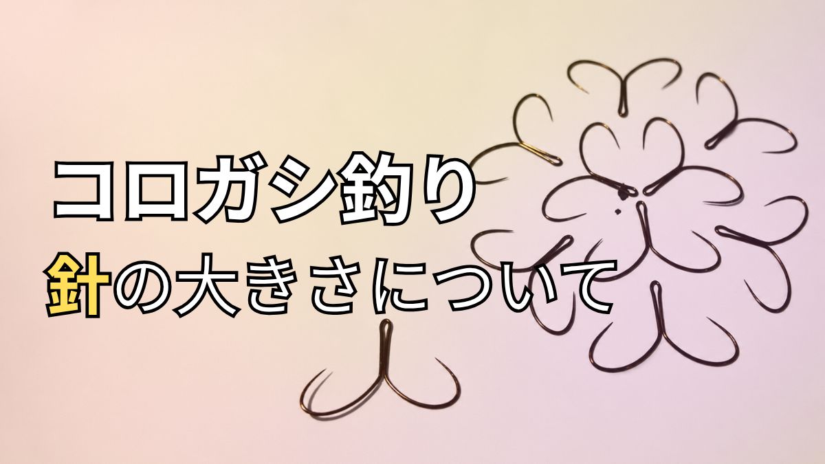 コロガシ釣りの針サイズのアイキャッチ